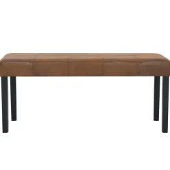 vidaXL - Bank - Bruin - Kunstleer