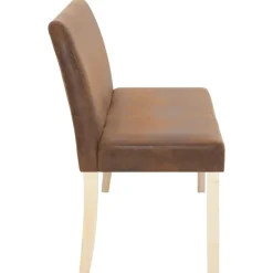 vidaXL - Bank - Bruin - Kunstleer