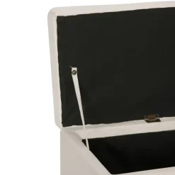 vidaXL - Bank - Crème - Polyester