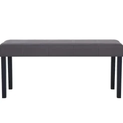 vidaXL - Bank - Grijs - Kunstleer
