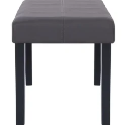 vidaXL - Bank - Grijs - Kunstleer