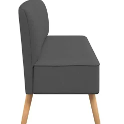 vidaXL - Bank - Grijs - Stof