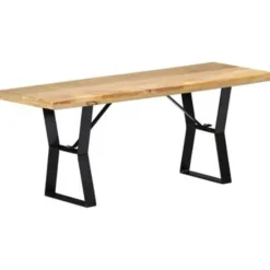 vidaXL - Bankje - Bruin - Hout