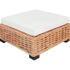 vidaXL - Bankset - Bruin - Rattan