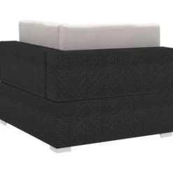 vidaXL - Bankset - Zwart - Poly rattan