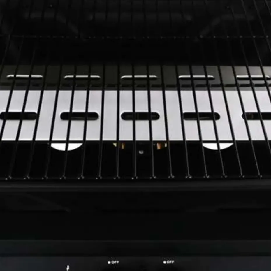 vidaXL - Barbecue - Zwart - Staal