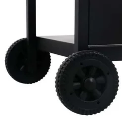 vidaXL - Barbecue - Zwart - Staal