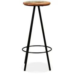 vidaXL - Barkruk - Bruin - Hout - 2 stuks