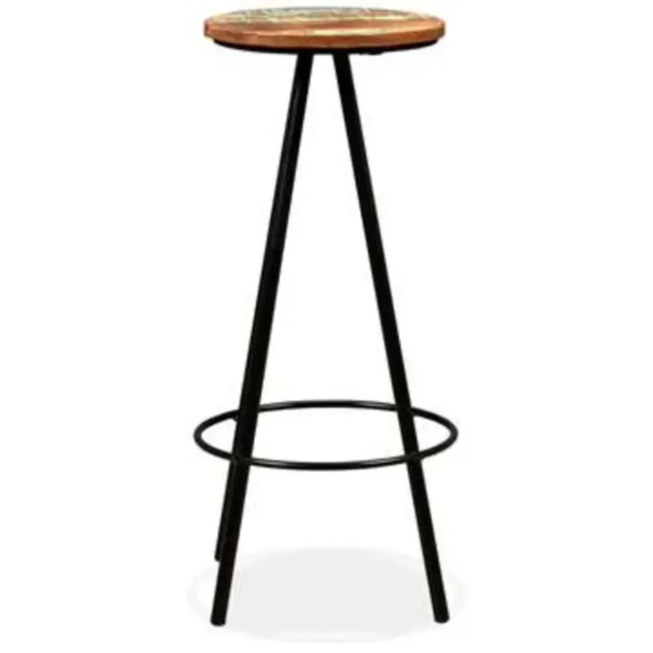 vidaXL - Barkruk - Bruin - Hout - 2 stuks