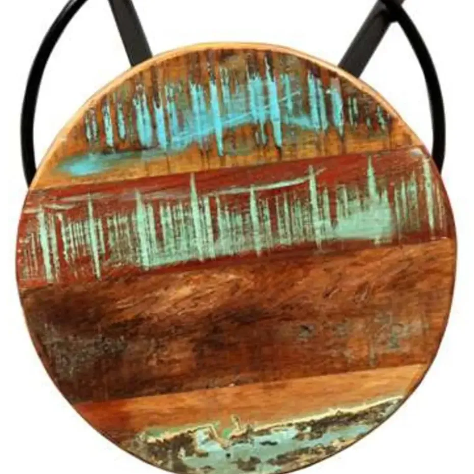 vidaXL - Barkruk - Bruin - Hout - 2 stuks