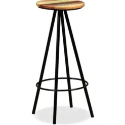 vidaXL - Barkruk - Bruin - Hout - 2 stuks