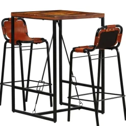 vidaXL - Barset - Bruin - Hout