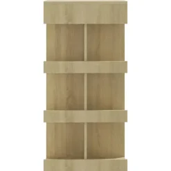 vidaXL - Bartafel - Bruin - Bewerkt hout