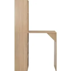 vidaXL - Bartafel - Bruin - Bewerkt hout