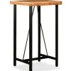 vidaXL - Bartafel - Bruin - Hout - 60 x 60 x 107 cm