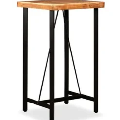 vidaXL - Bartafel - Bruin - Hout - 60 x 60 x 107 cm