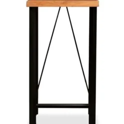 vidaXL - Bartafel - Bruin - Hout - 60 x 60 x 107 cm