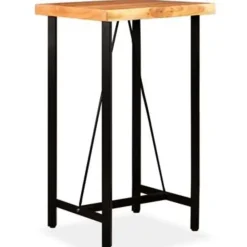 vidaXL - Bartafel - Bruin - Hout - 60 x 60 x 107 cm