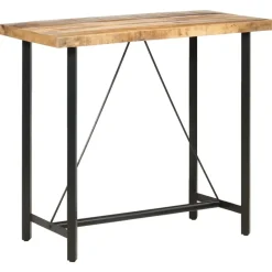 vidaXL - Bartafel - Bruin - Hout - 120 x 58 x 107 cm