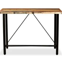 vidaXL - Bartafel - Bruin - Hout - 120 x 60 x 107 cm