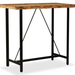 vidaXL - Bartafel - Bruin - Hout - 120 x 60 x 107 cm