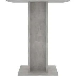 vidaXL - Bartafel - Grijs - Bewerkt hout