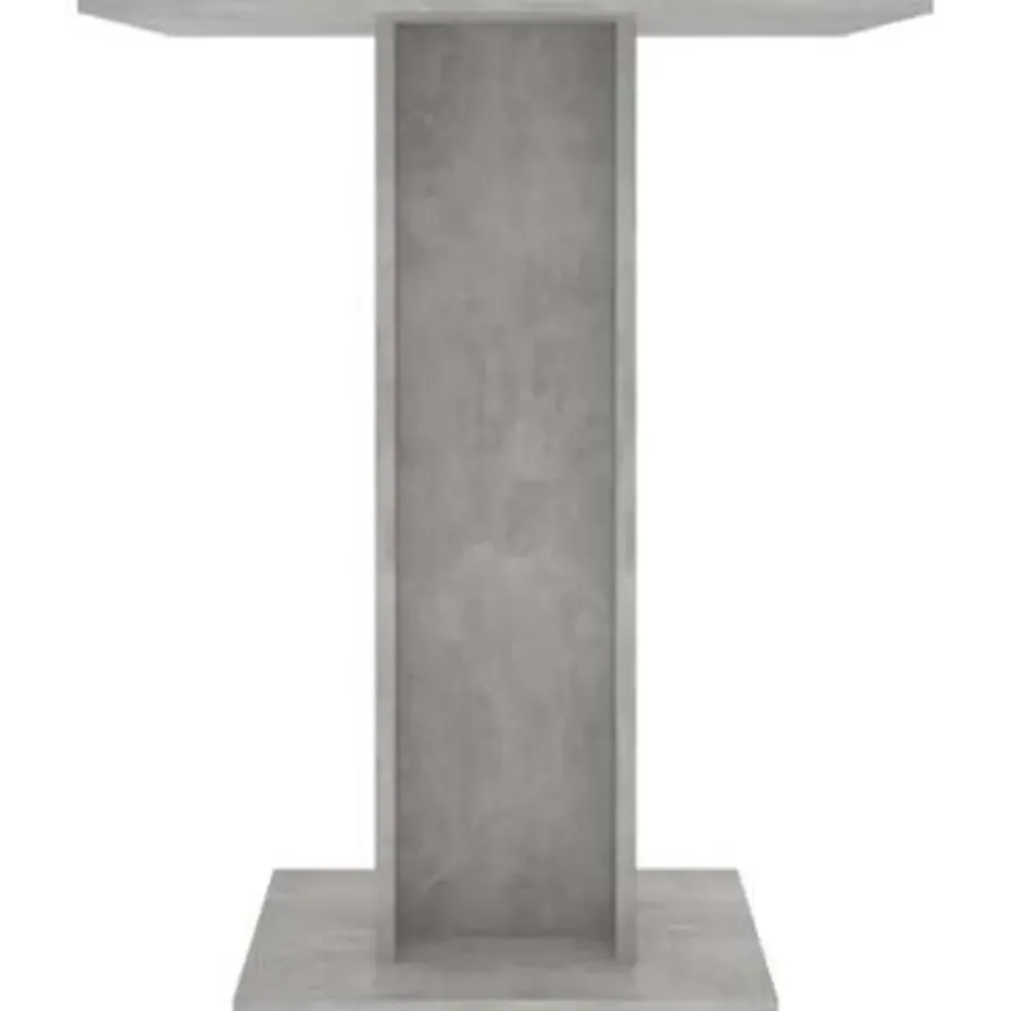 vidaXL - Bartafel - Grijs - Bewerkt hout