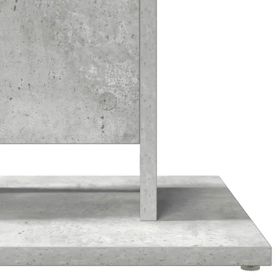 vidaXL - Bartafel - Grijs - Bewerkt hout