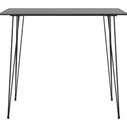 vidaXL - Bartafel - Zwart - MDF