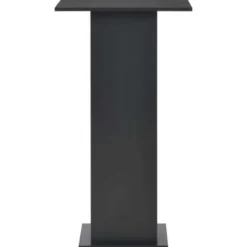 vidaXL - Bartafel - Zwart - Bewerkt hout