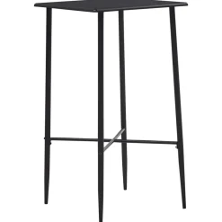 vidaXL - Bartafel - Zwart - MDF