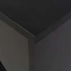 vidaXL - Bartafel - Zwart - Bewerkt hout