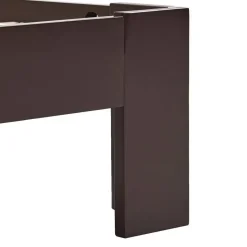 vidaXL - Bed frame - Donkerbruin - Grenenhout - 90x200 cm