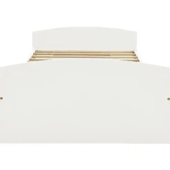 vidaXL - Bed frame incl. lades - Wit - Massief grenenhout - 90x200 cm