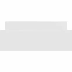 vidaXL - Bed frame met hoofd- en voeteneinde - Wit - 140x200 cm