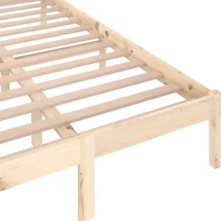 vidaXL - Bed frame met hoofdbord - Massief grenenhout - 120x200 cm
