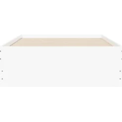 vidaXL - Bed frame met lades - Wit - Bewerkt hout - 90x200 cm