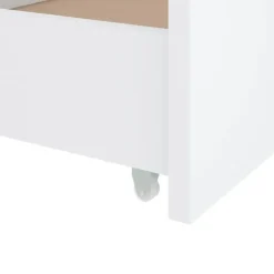 vidaXL - Bed frame met lades - Wit - Massief grenenhout - 90x200 cm