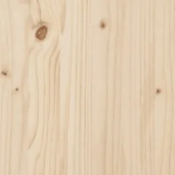 vidaXL - Bed frame met lattenbodem - Naturel - Massief hout - 90x190 cm