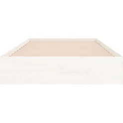 vidaXL - Bed frame pallet - Wit - Massief hout - 90x200 cm