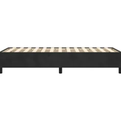 vidaXL - Bed frame zonder matras - Zwart - Fluweel - 90x200 cm