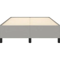 vidaXL - Bed frame zonder matras - Lichtgrijs - Stof - 120x200 cm