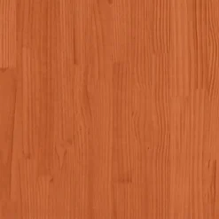 vidaXL - Bed frame zonder matras - Wasbruin - Massief grenenhout - 90x200 cm