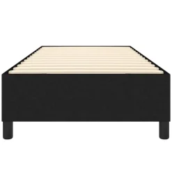 vidaXL - Bed frame zonder matras - Zwart - Stof - 90x200 cm