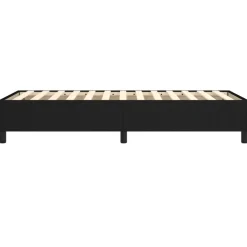 vidaXL - Bed frame zonder matras - Zwart - Stof - 90x200 cm
