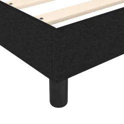 vidaXL - Bed frame zonder matras - Zwart - Stof - 90x200 cm