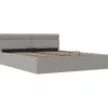 vidaXL - Bed met opbergruimte incl. LED - Lichtgrijs - stof - 180x200 cm
