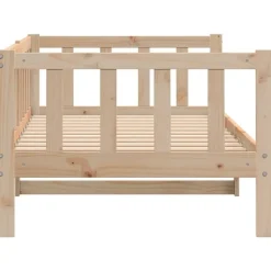 vidaXL - Bedbank - Naturel - Grenenhout - 90x200 cm