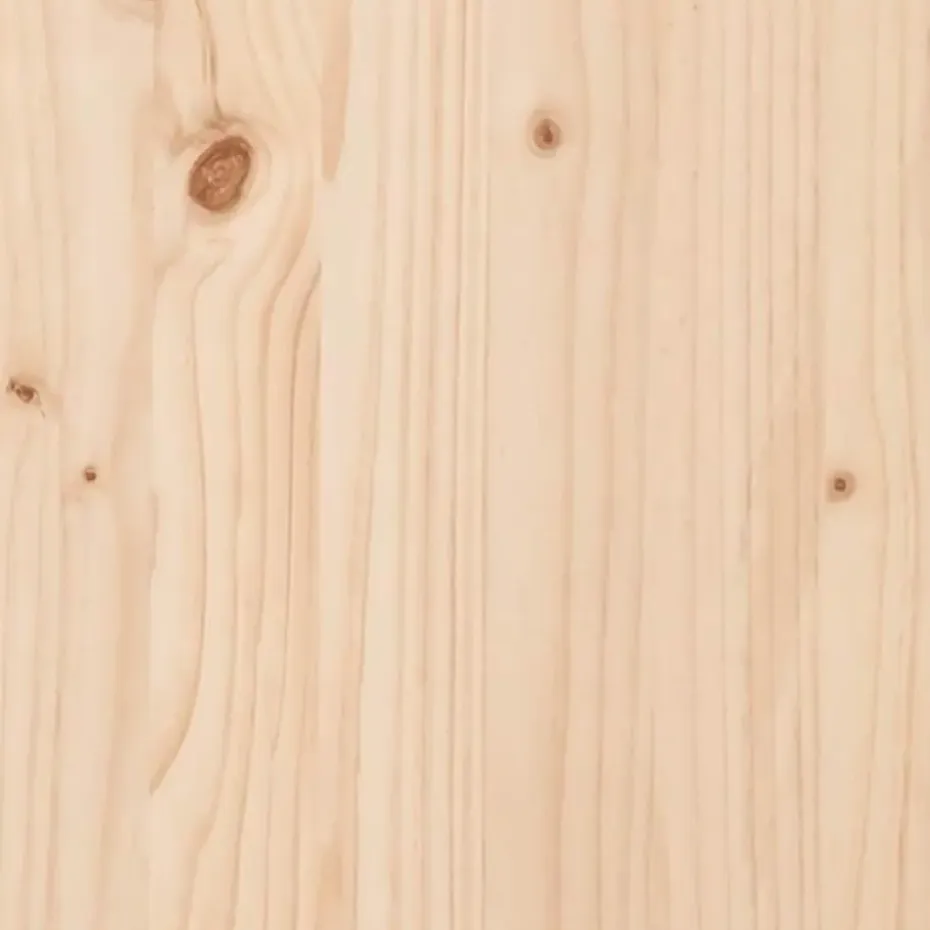 vidaXL - Bedbank - Naturel - Grenenhout - 90x200 cm