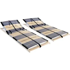 vidaXL - Bedbodem - Bruin - Hout - 70 x 200 cm